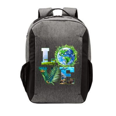 LOVE Earth Day Celebration Vector Backpack