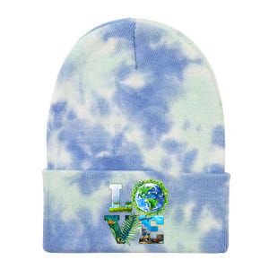 LOVE Earth Day Celebration Tie Dye 12in Knit Beanie