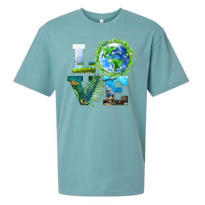 LOVE Earth Day Celebration Sueded Cloud Jersey T-Shirt