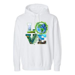 LOVE Earth Day Celebration Garment-Dyed Fleece Hoodie