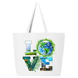 LOVE Earth Day Celebration 25L Jumbo Tote