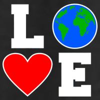 Love Earth Day Globe Heart Science Cool Comfort Performance Bucket Hat