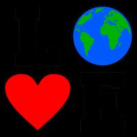 Love Earth Day Globe Heart Science Mug