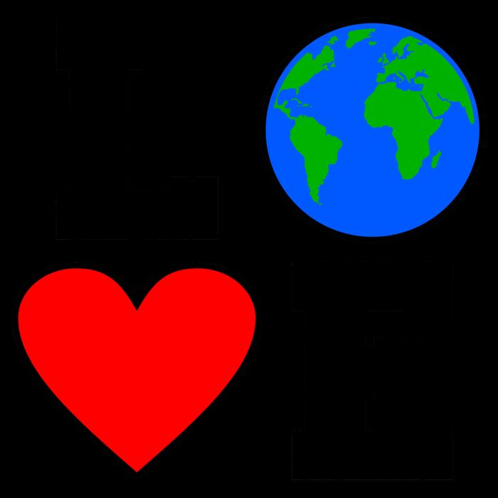 Love Earth Day Globe Heart Science Mug