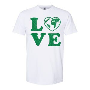 Love Earth Distressed Heart Softstyle® CVC T-Shirt