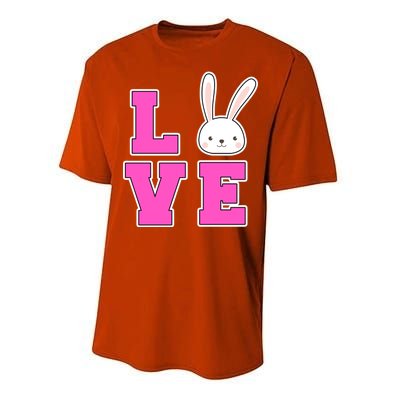 Love Easter Bunny Cute Performance Sprint T-Shirt