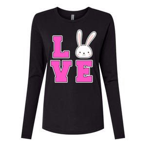 Love Easter Bunny Cute Womens Cotton Relaxed Long Sleeve T-Shirt