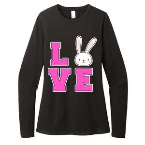 Love Easter Bunny Cute Womens CVC Long Sleeve Shirt