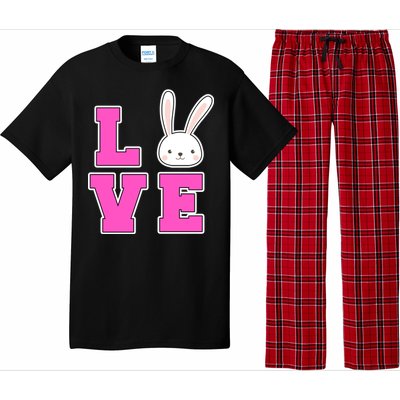 Love Easter Bunny Cute Pajama Set