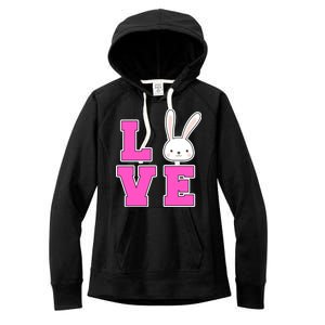 Love Easter Bunny Cute Women's Fleece Hoodie