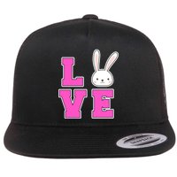 Love Easter Bunny Cute Flatbill Hat
