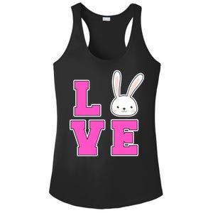 Love Easter Bunny Cute Ladies PosiCharge Competitor Racerback Tank