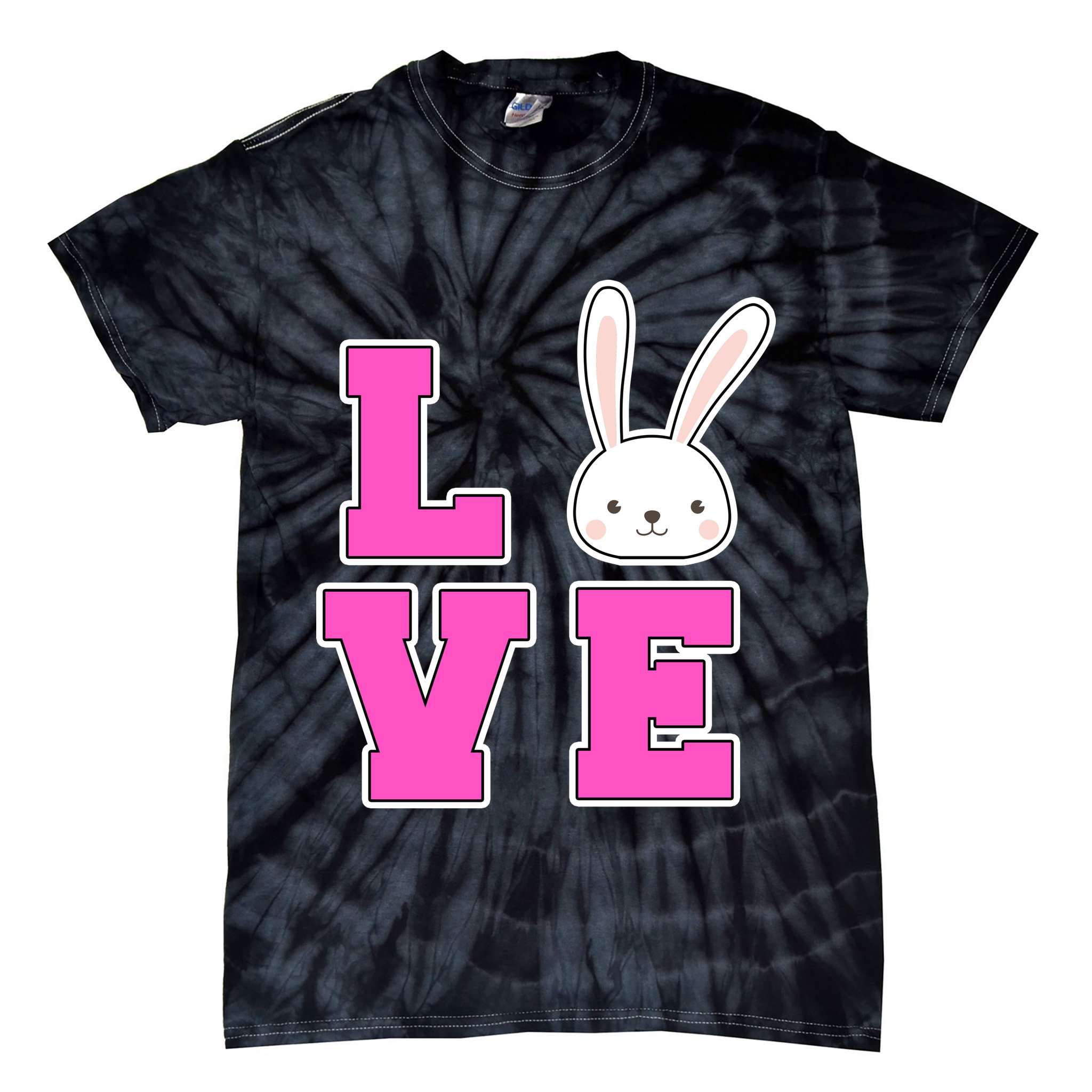 Love Easter Bunny Cute Tie-Dye T-Shirt