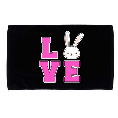 Love Easter Bunny Cute Microfiber Hand Towel