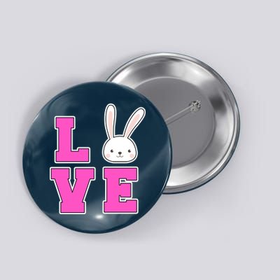 Love Easter Bunny Cute Button