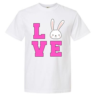 Love Easter Bunny Cute Garment-Dyed Heavyweight T-Shirt