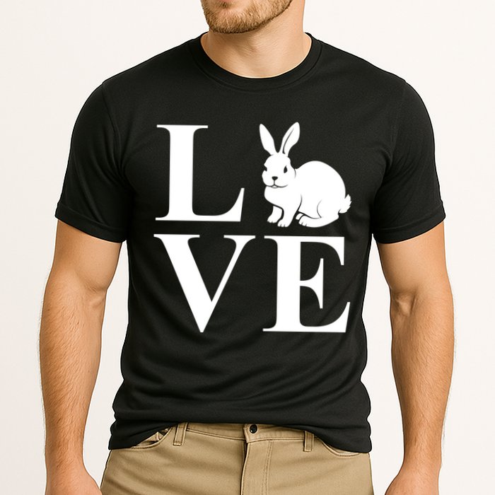 Love Easter Bunny Rabbit Cooling Performance Crew T-Shirt
