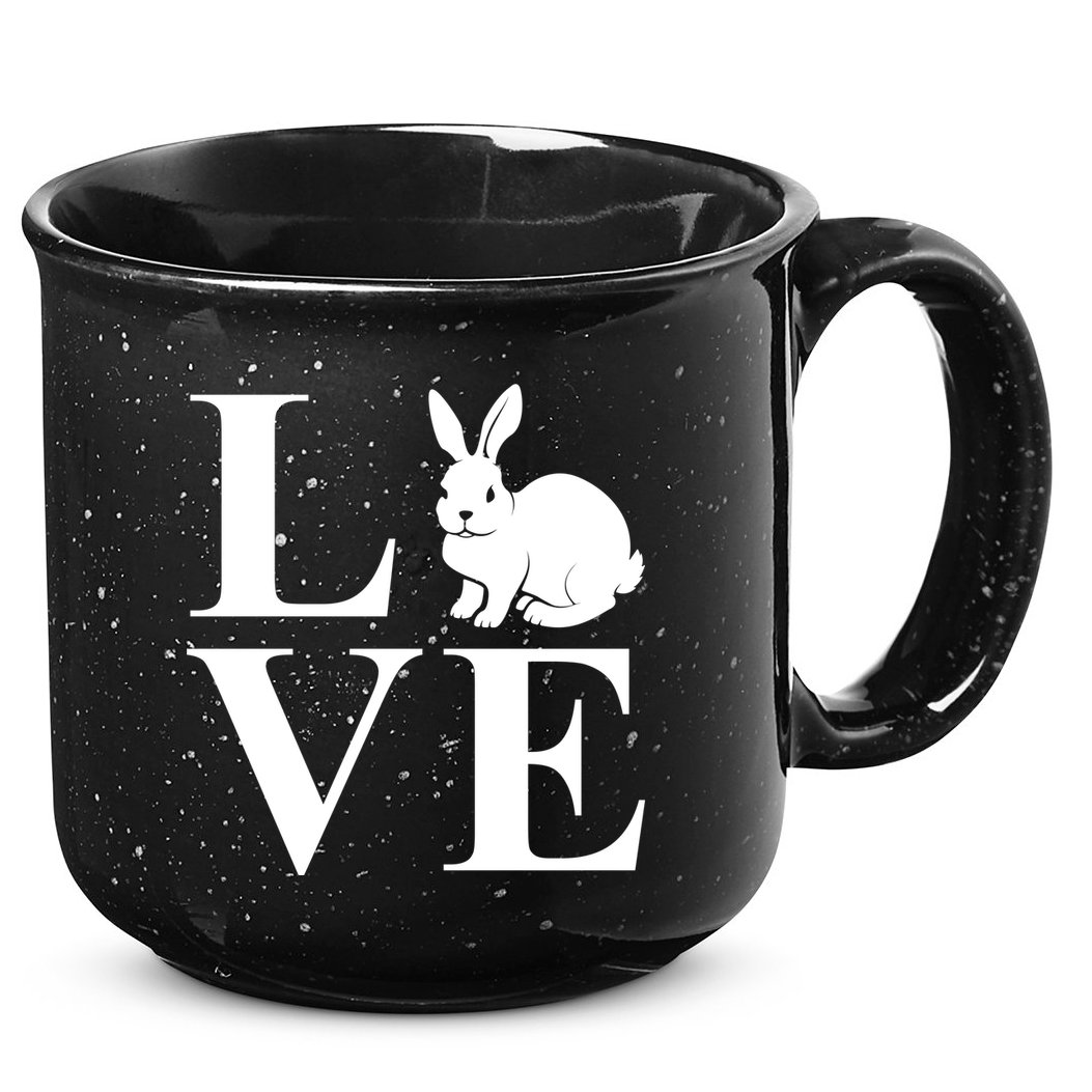 Love Easter Bunny Rabbit 15oz Campfire Ceramic Mug