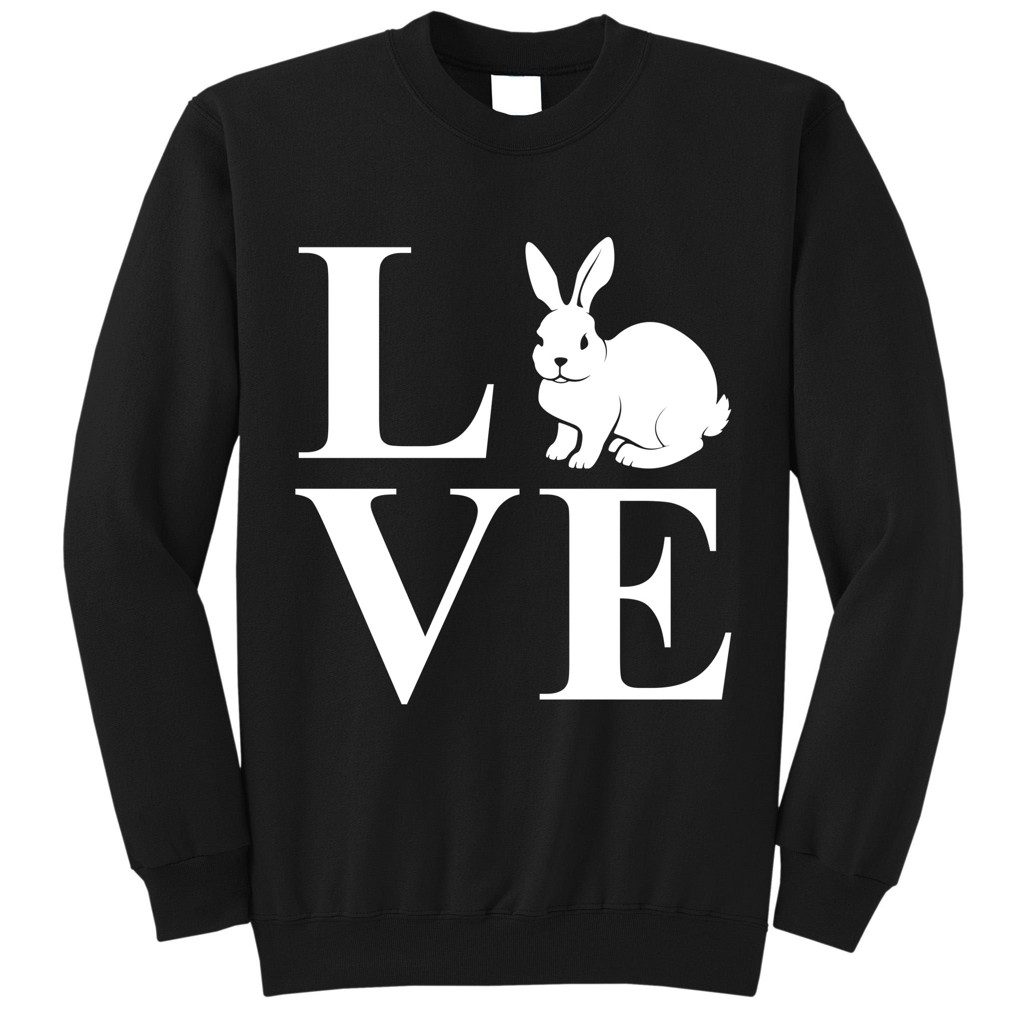 Love Easter Bunny Rabbit Tall Sweatshirt