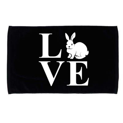 Love Easter Bunny Rabbit Microfiber Hand Towel