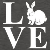 Love Easter Bunny Rabbit Vector Backpack