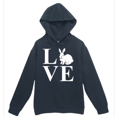 Love Easter Bunny Rabbit Urban Pullover Hoodie