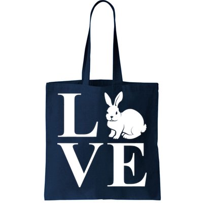 Love Easter Bunny Rabbit Tote Bag