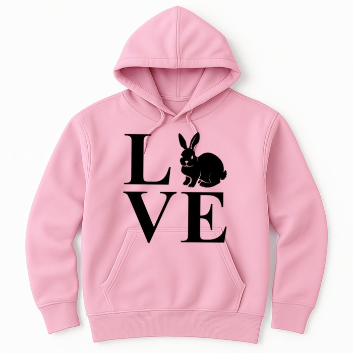 Love Easter Bunny Rabbit Hoodie