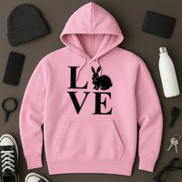 Love Easter Bunny Rabbit Hoodie