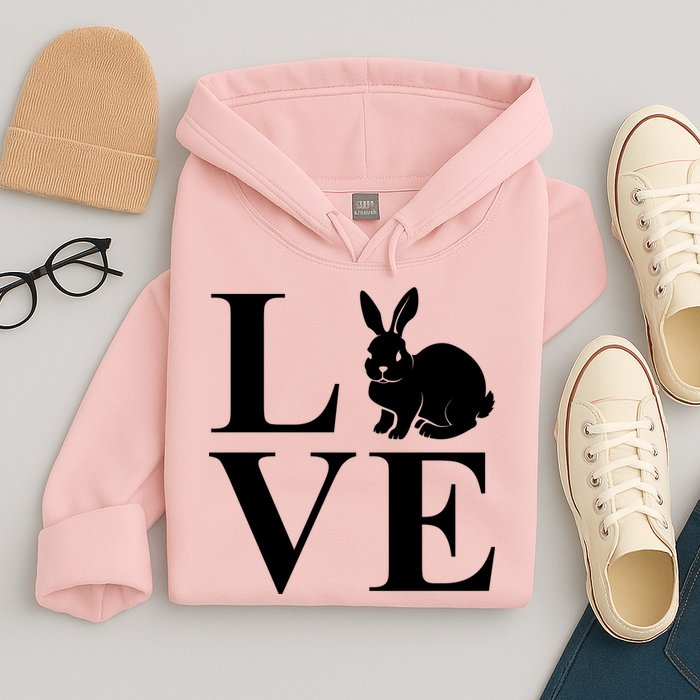 Love Easter Bunny Rabbit Hoodie