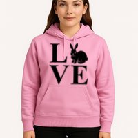 Love Easter Bunny Rabbit Hoodie
