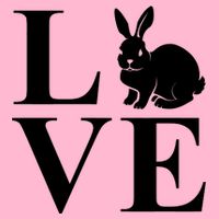Love Easter Bunny Rabbit Hoodie