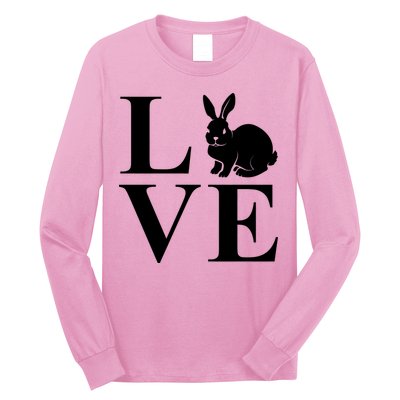 Love Easter Bunny Rabbit Long Sleeve Shirt