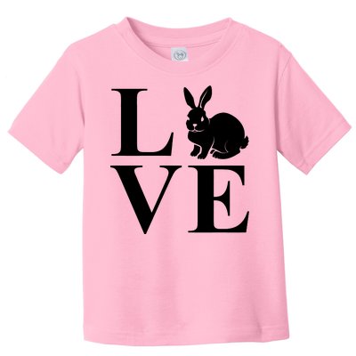 Love Easter Bunny Rabbit Toddler T-Shirt