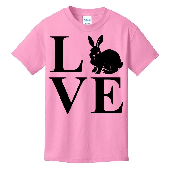 Love Easter Bunny Rabbit Kids T-Shirt