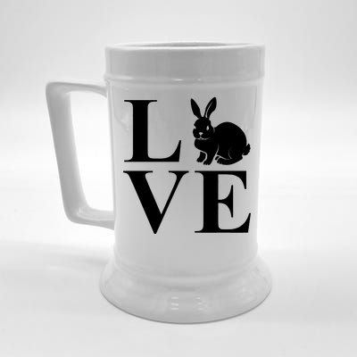 Love Easter Bunny Rabbit Beer Stein