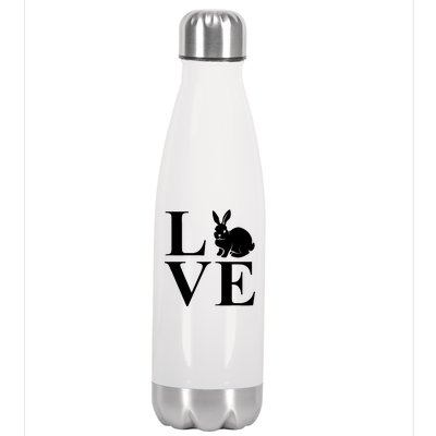 Love Easter Bunny Rabbit Stainless Steel Insulated Water Bottle