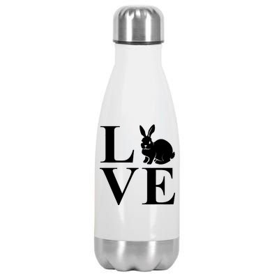 Love Easter Bunny Rabbit Stainless Steel Insulated Water Bottle