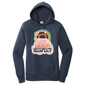 Love Equality Respect Rainbow Women's Pullover Hoodie