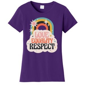 Love Equality Respect Rainbow Women's T-Shirt