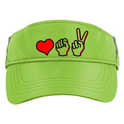 Love Fight Win Adult Drive Performance Visor