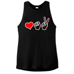 Love Fight Win Ladies PosiCharge Tri-Blend Wicking Tank