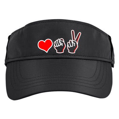 Love Fight Win Adult Drive Performance Visor