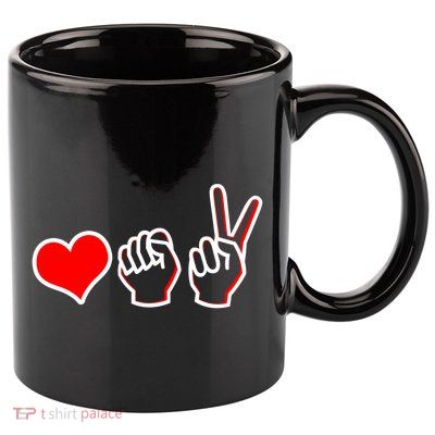Love Fight Win 11oz C Handle Ceramic Mug