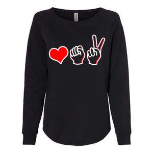 Love Fight Win Womens California Wash Sweatshirt