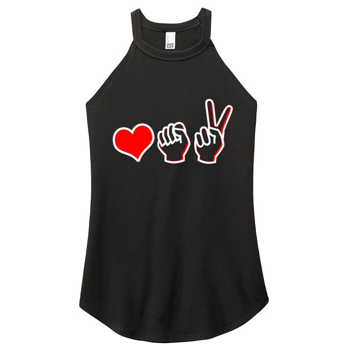 Love Fight Win Women's Perfect Tri Rocker Tank