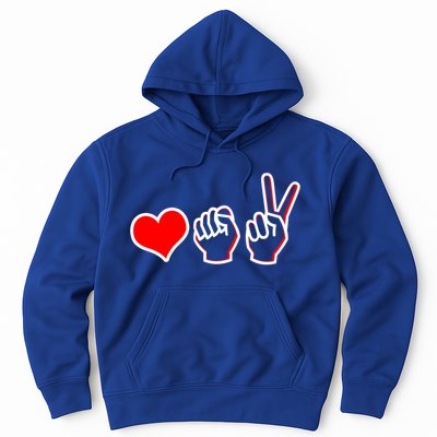 Love Fight Win Hoodie