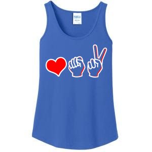 Love Fight Win Ladies Essential Tank