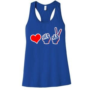 Love Fight Win Women's Racerback Tank