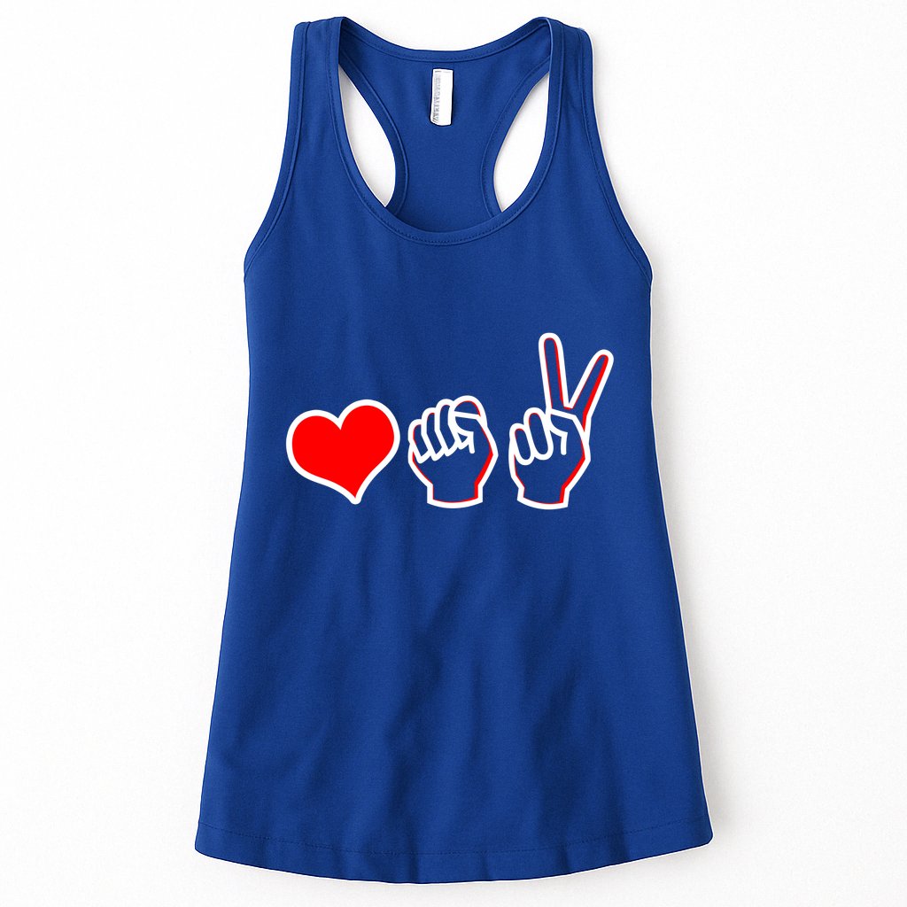 Love Fight Win Womens Tank Top